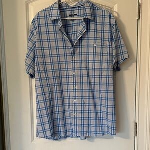 Croft & Barrow Men's Blue and White Plaid Shirt